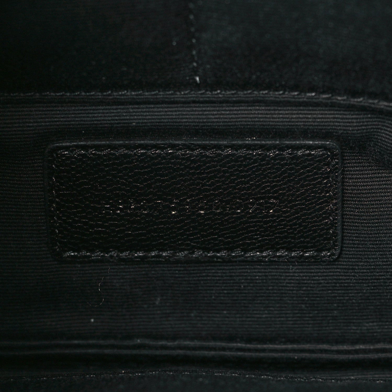 Saint Laurent Calfskin Crocodile Embossed Zip Mini Tablet Sleeve Black 7 of 10