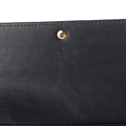 Louis Vuitton Vernis Sarah Wallet Blue Infini 7 of 9