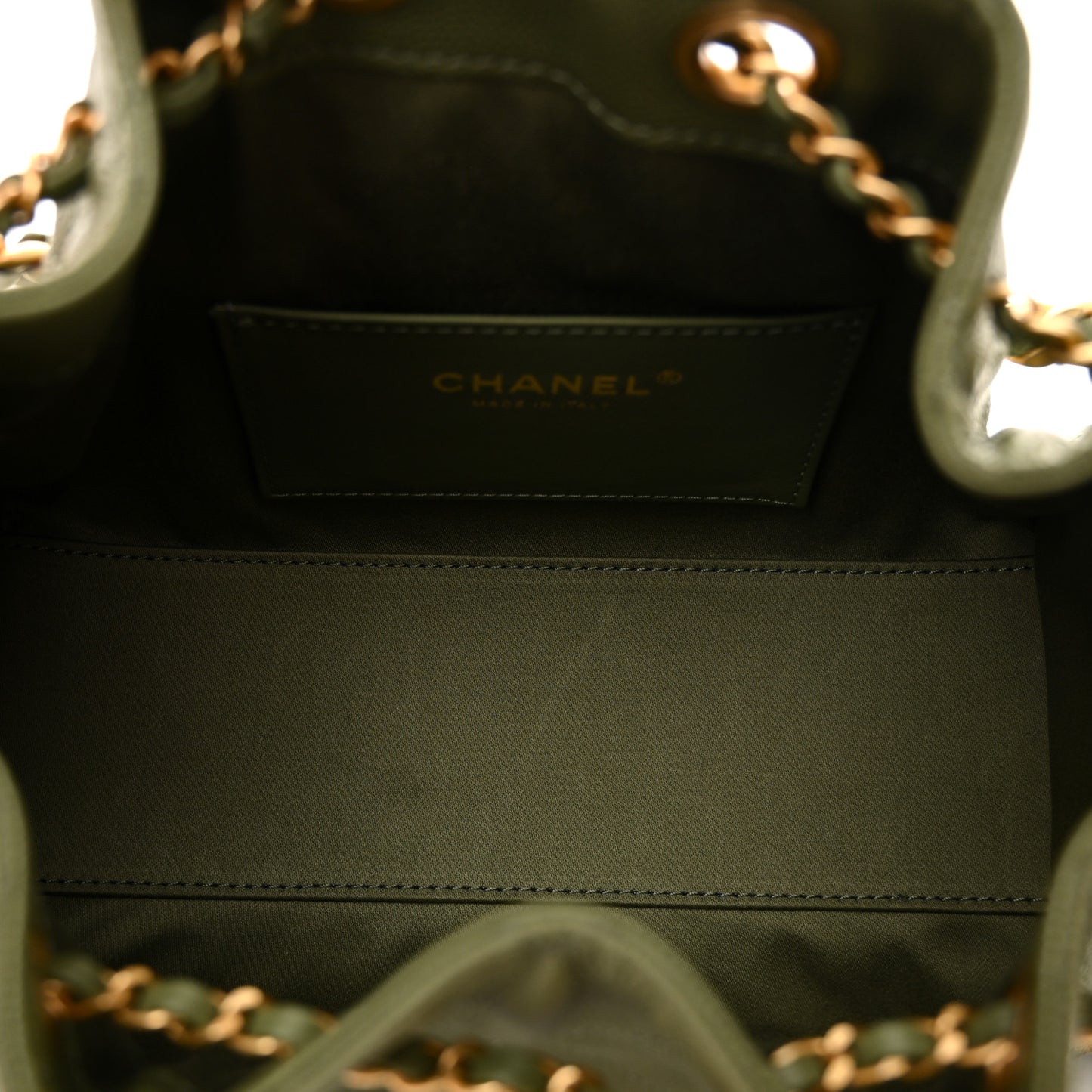Caviar Quilted Mini Chanel 25 Handbag Green