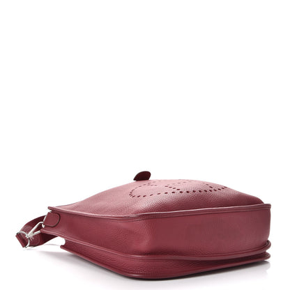 Hermes Taurillon Clemence Evelyne III PM Rubis 4 of 15