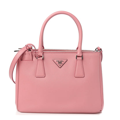 Prada Saffiano Small Galleria Double Zip Tote Petalo 1 of 9