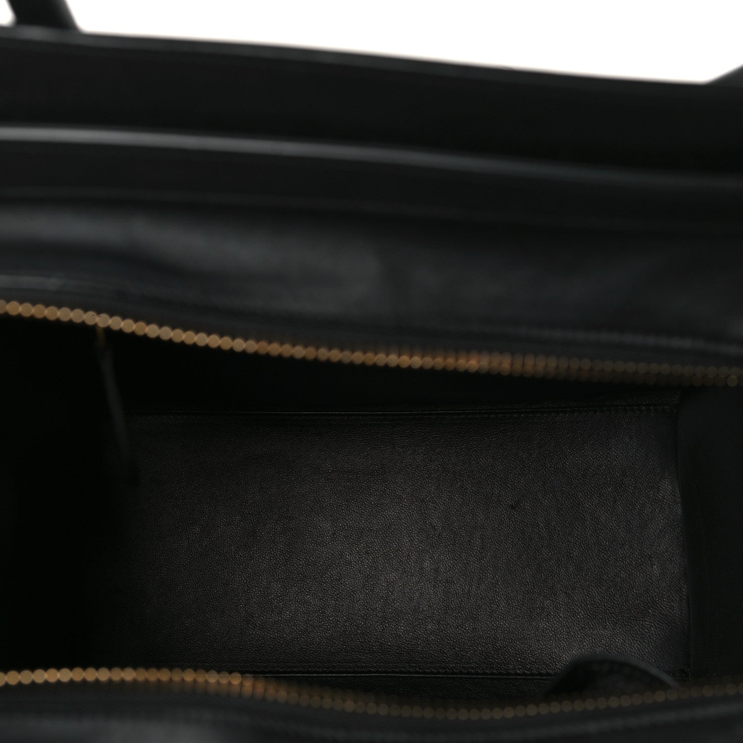 Celine Smooth Calfskin Micro Luggage Black 4 of 7