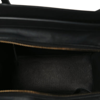 Celine Smooth Calfskin Micro Luggage Black 4 of 7