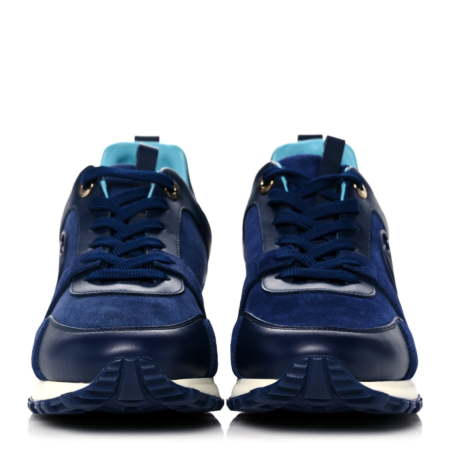 Louis Vuitton Suede Run Away Sneakers 38 Blue 2 of 11