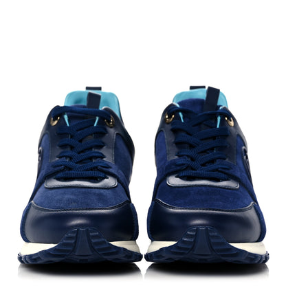 Louis Vuitton Suede Run Away Sneakers 38 Blue 2 of 11