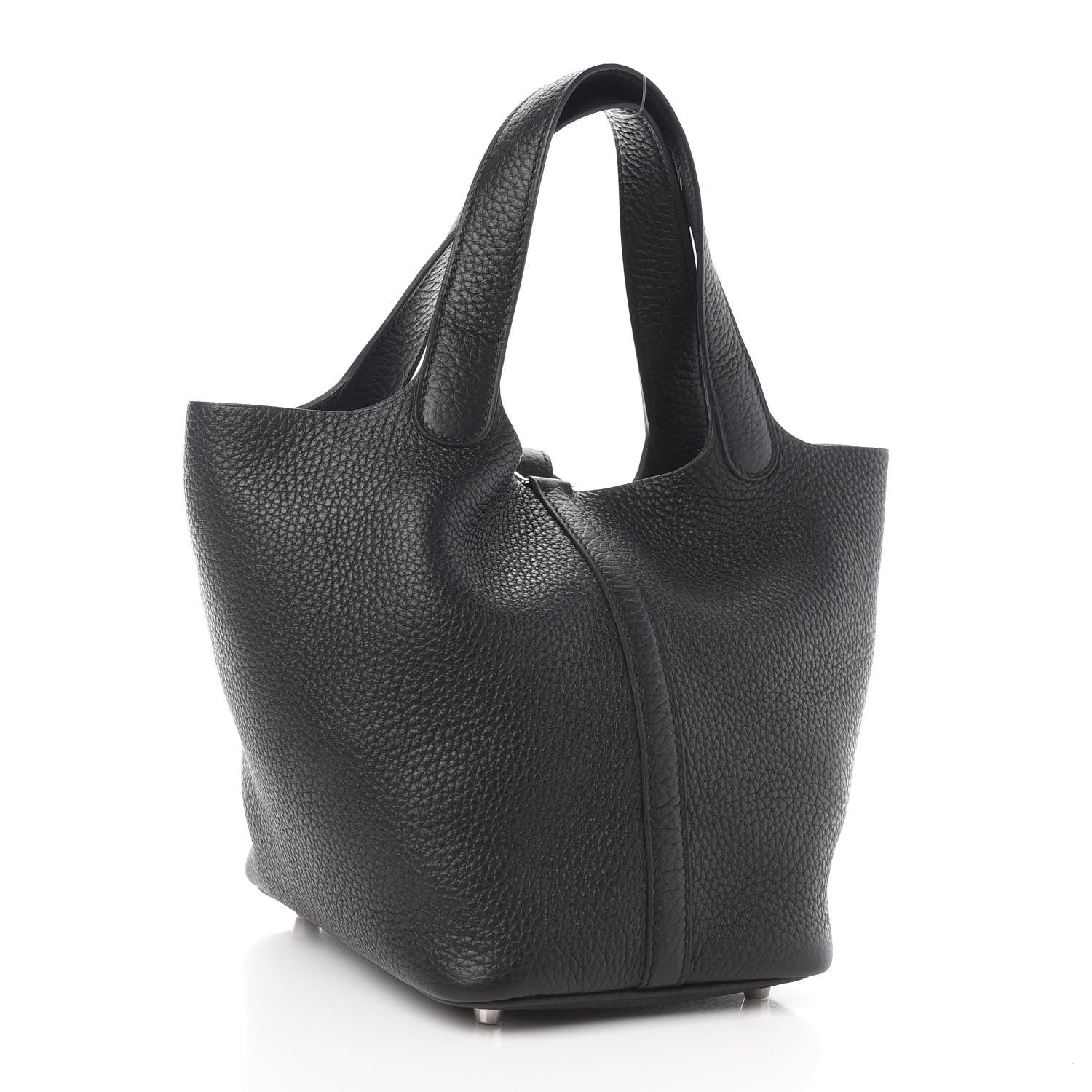Hermes Taurillon Clemence Picotin Lock 18 PM Black 3 of 10