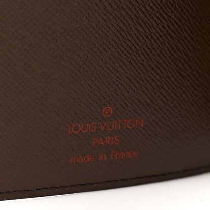Louis Vuitton Damier Ebene Medium Ring Agenda Cover 6 of 8