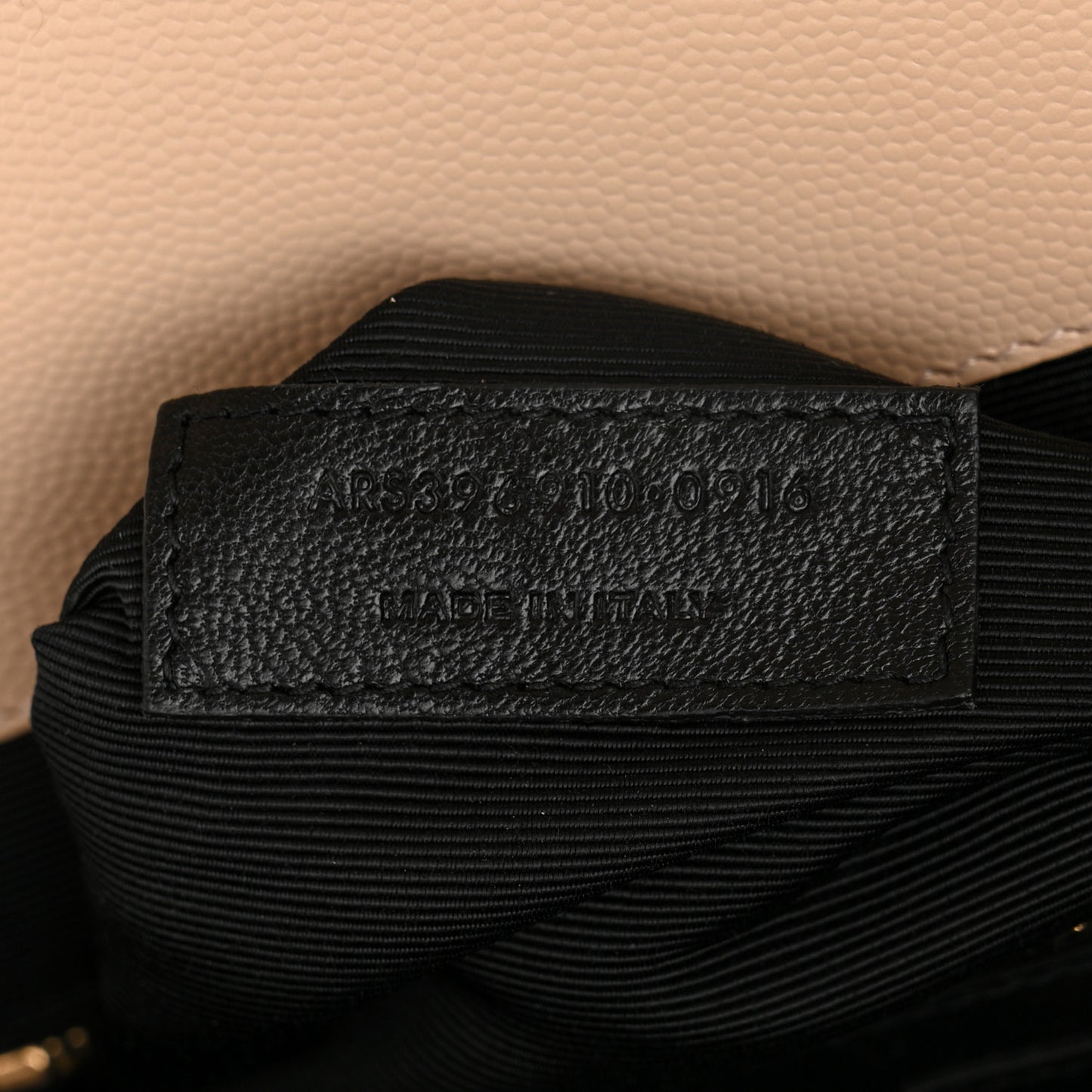 Grain De Poudre Matelasse Chevron Large Monogram Satchel Nude Powder