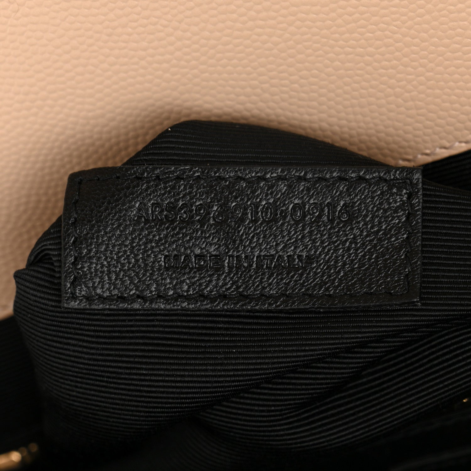 Saint Laurent Grain De Poudre Matelasse Chevron Large Monogram Satchel Nude Powder 7 of 10