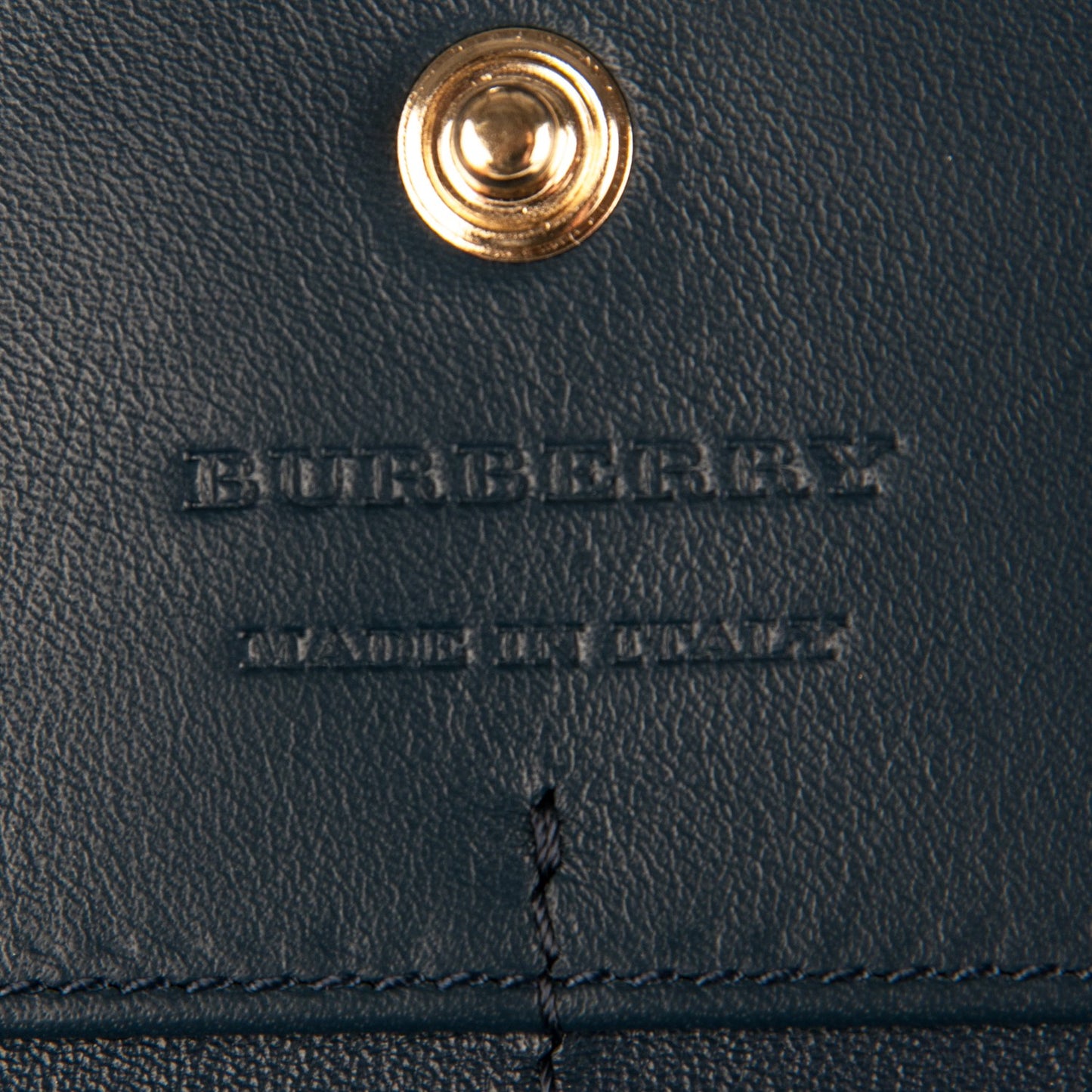 Calfskin Horseferry Check Porter Continental Wallet Navy