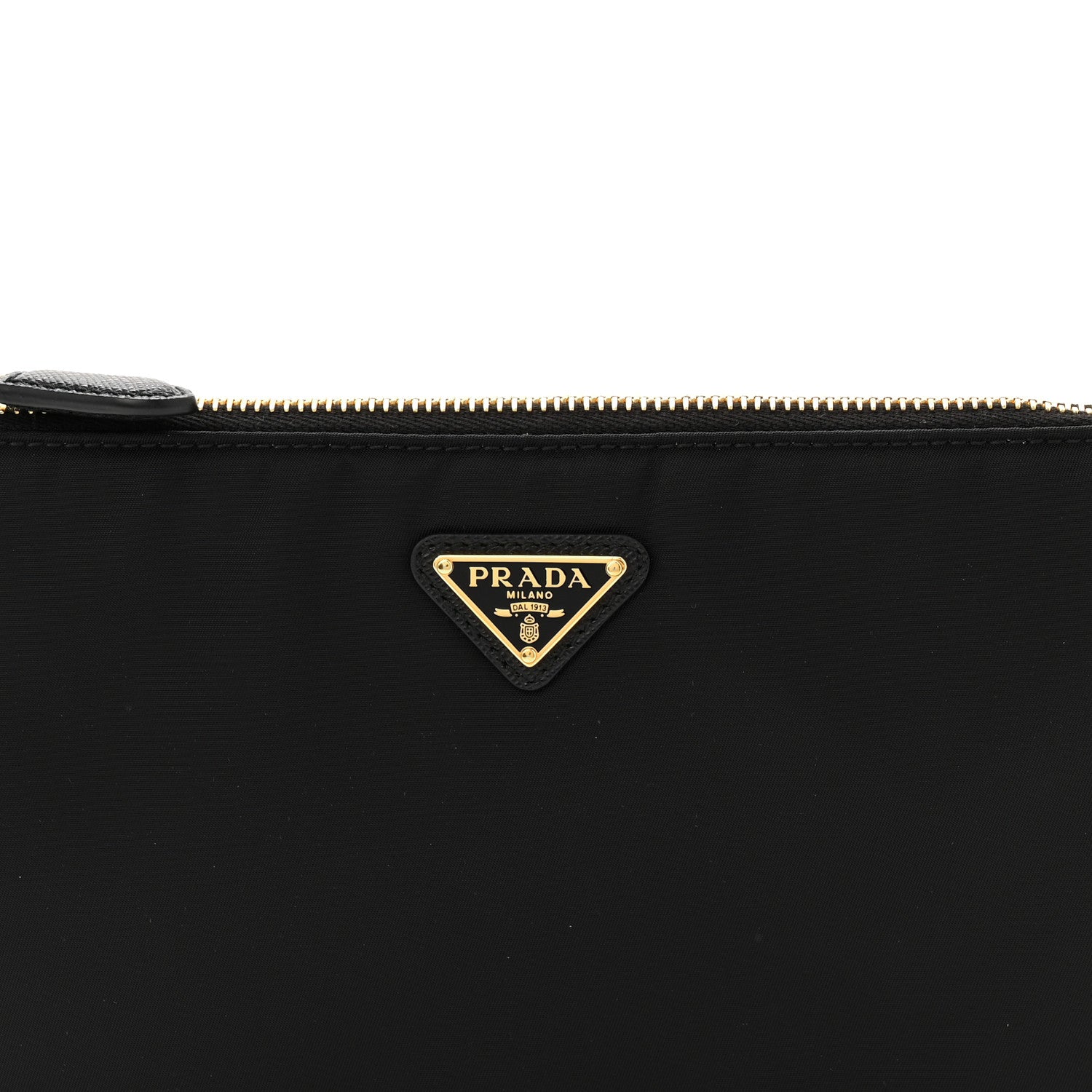 Prada Re-Nylon Saffiano Pouch Black 8 of 11