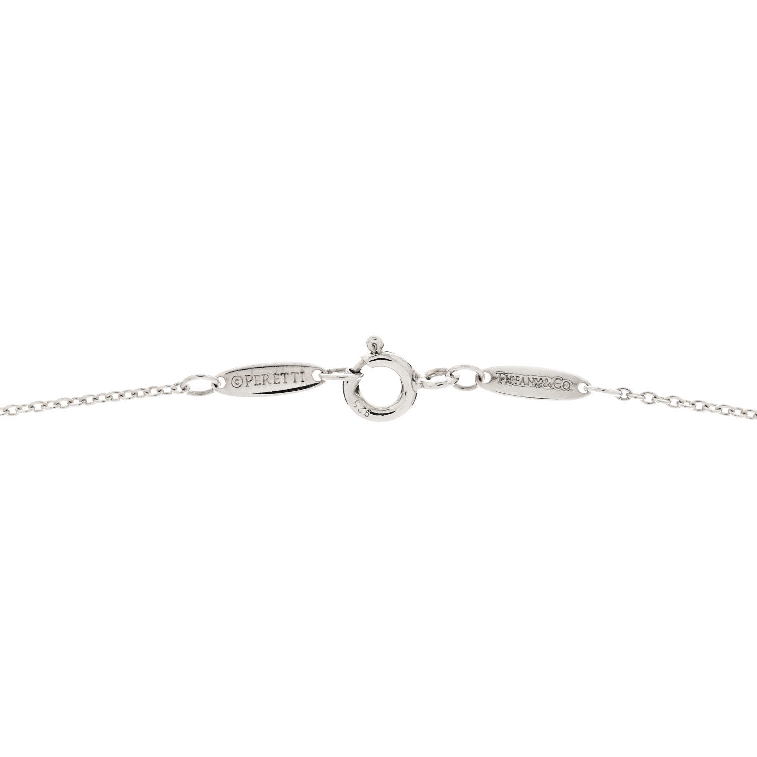 Tiffany Sterling Silver 18K Yellow Gold Carnelian Elsa Peretti Triple Open Heart Pendant Necklace 4 of 6