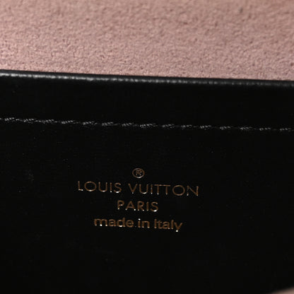 Louis Vuitton Lambskin Embossed Monogram Pochette Coussin Black 6 of 10