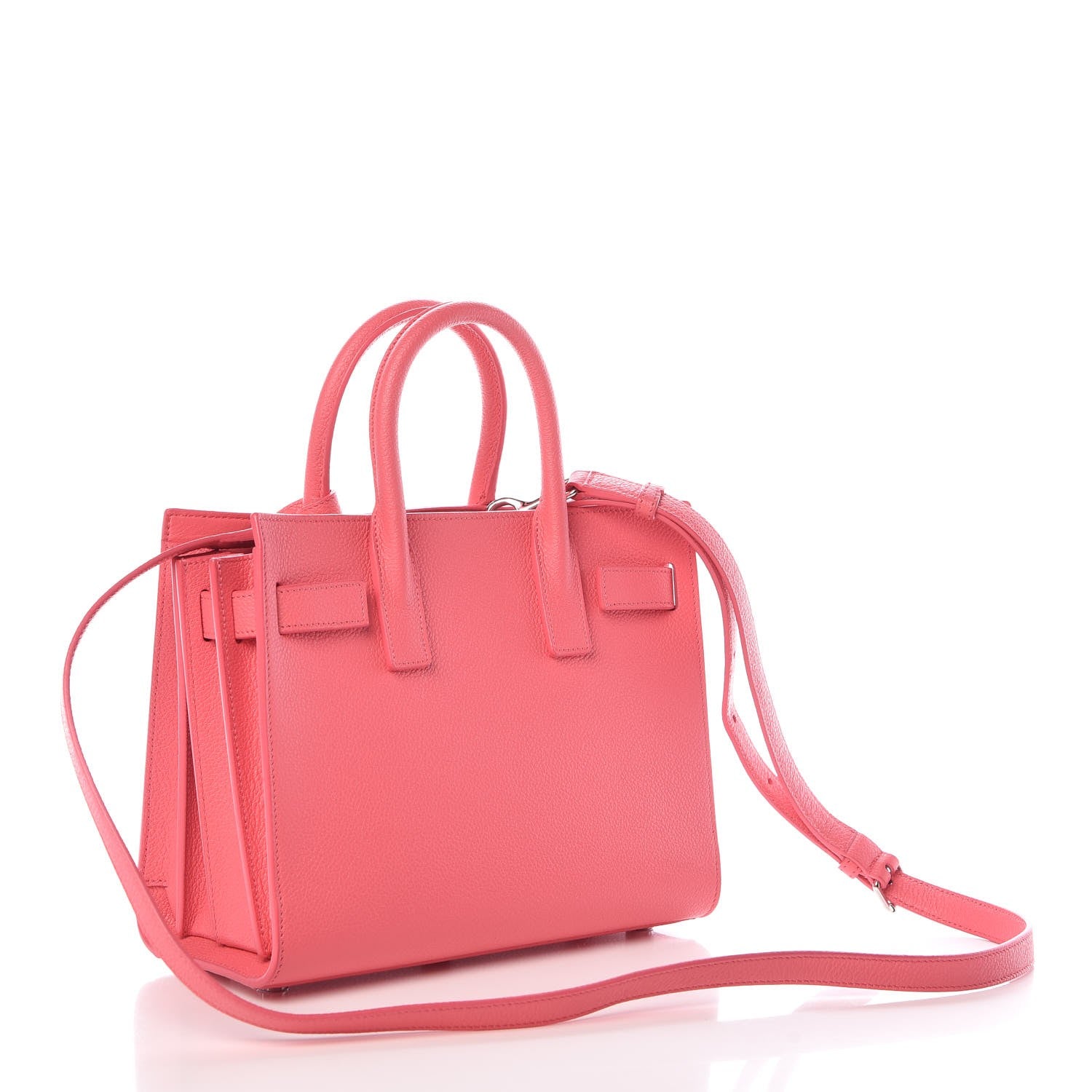 Saint Laurent Calfskin Nano Sac De Jour Rose Clair 3 of 6