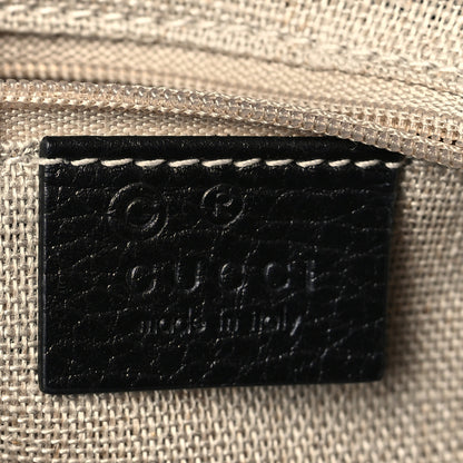 Gucci Dollar Calfskin Interlocking G Crossbody Bag Black 6 of 9
