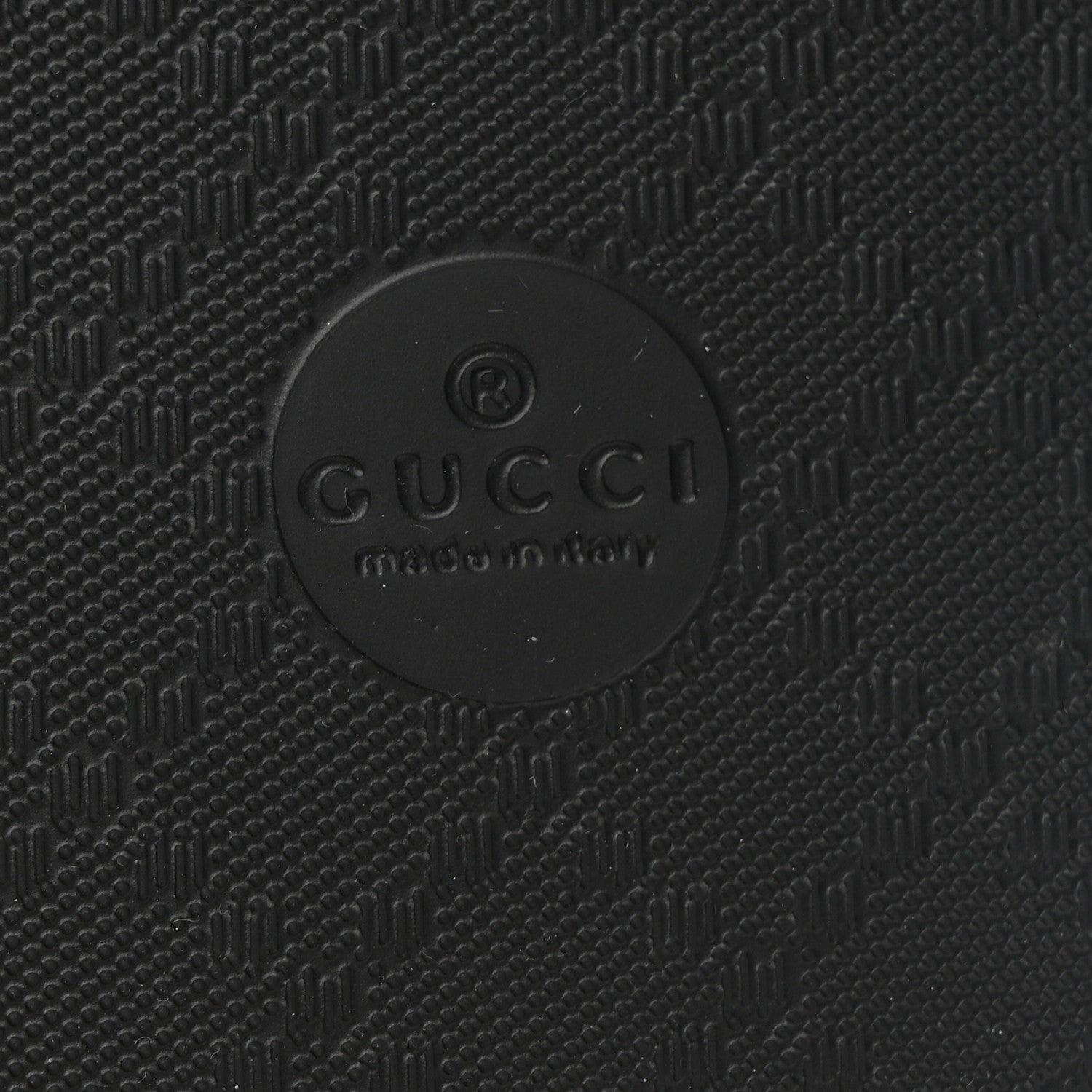 Gucci Rubber Womens Logo Slide Sandals 38 Black 7 of 10