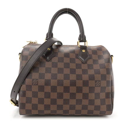 Louis Vuitton Damier Ebene Speedy Bandouliere 25 1 of 15