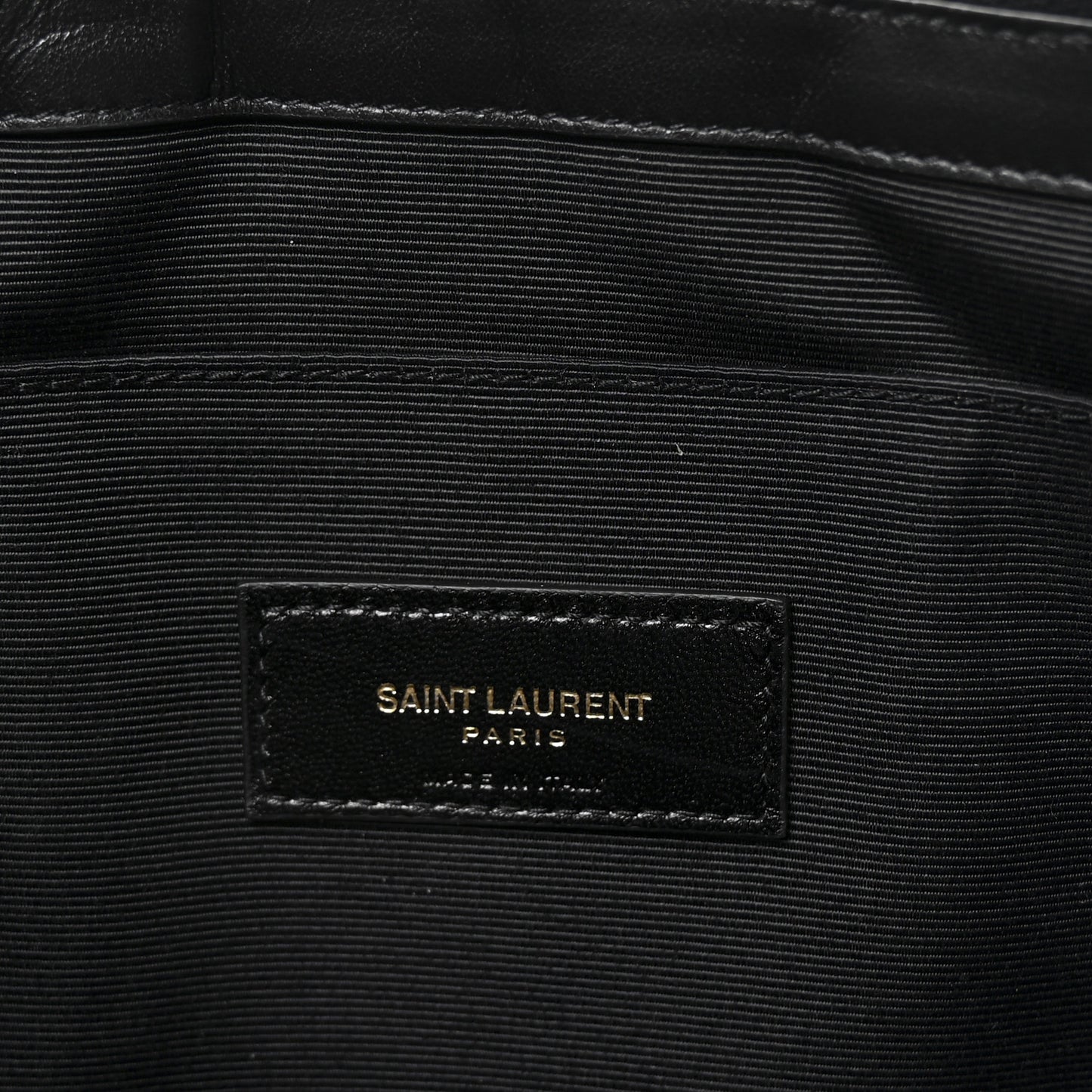 Calfskin Matelasse Monogram Cassandre Tablet Pouch Black