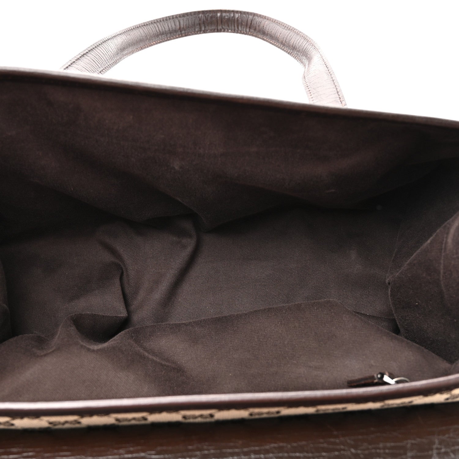 Gucci Monogram Bamboo Bullet Bag Dark Brown 5 of 13
