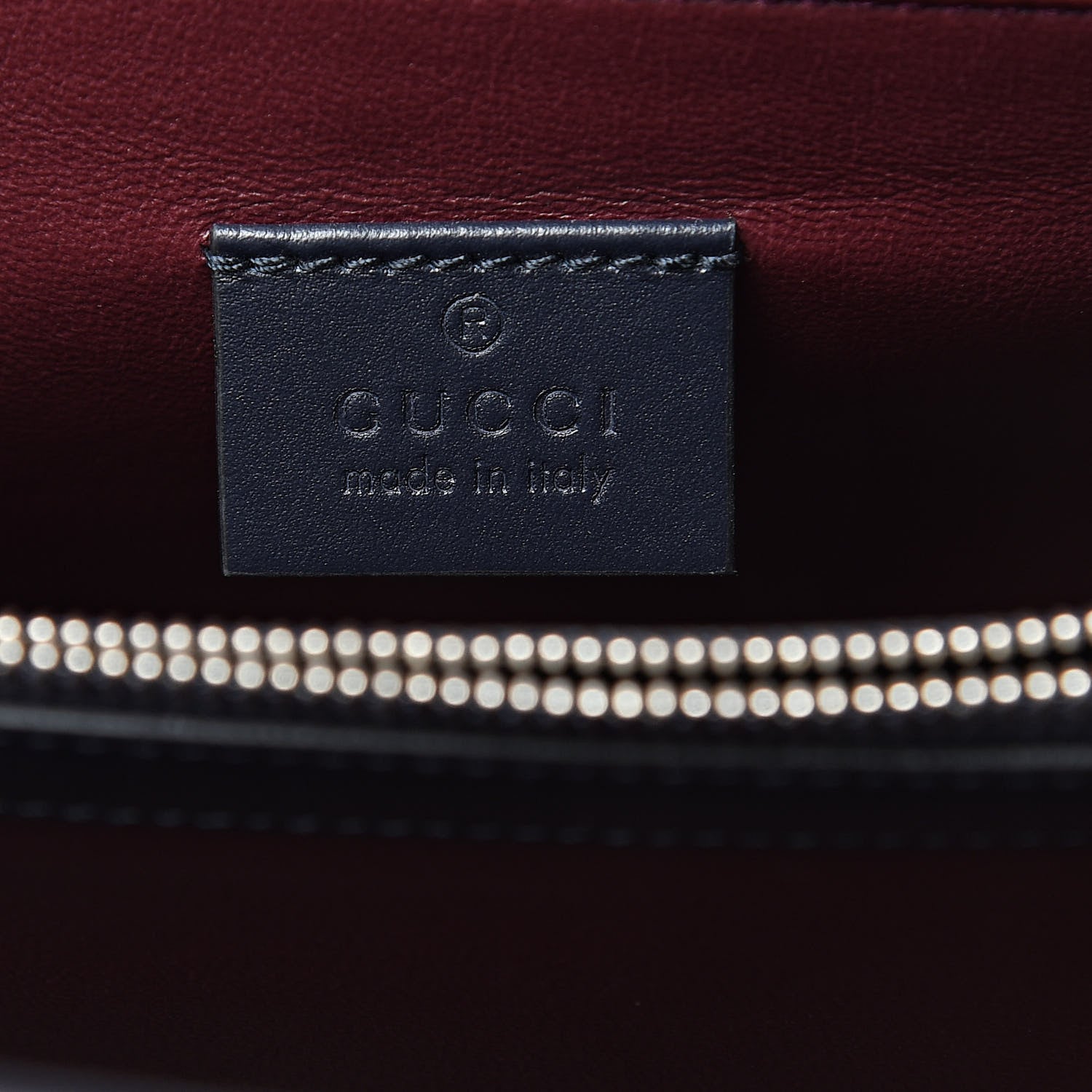 Gucci Smooth Calfskin Small Zumi Top Handle Bag Blue Romantic Cerise Butter 7 of 11