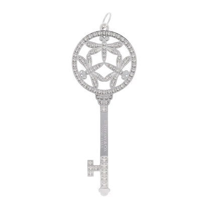 Tiffany Platinum Diamond Large Dragonfly Key Pendant 3 of 3