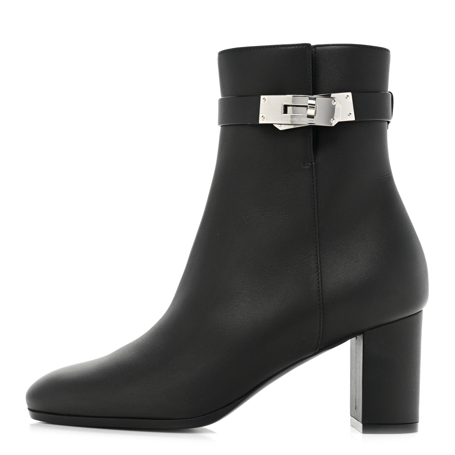 Hermes Calfskin Saint Germain Ankle Boots 36 Black 1 of 9