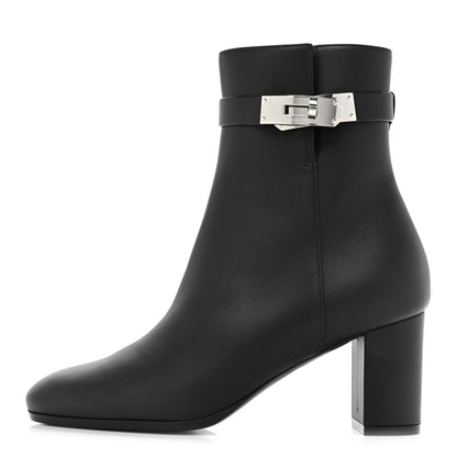 Hermes Calfskin Saint Germain Ankle Boots 36 Black 1 of 9