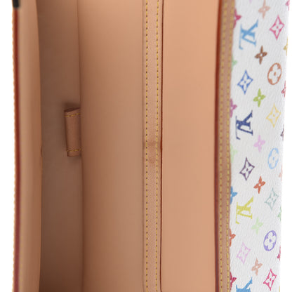 Louis Vuitton Monogram Multicolor Porte Tresor International Wallet White 7 of 7