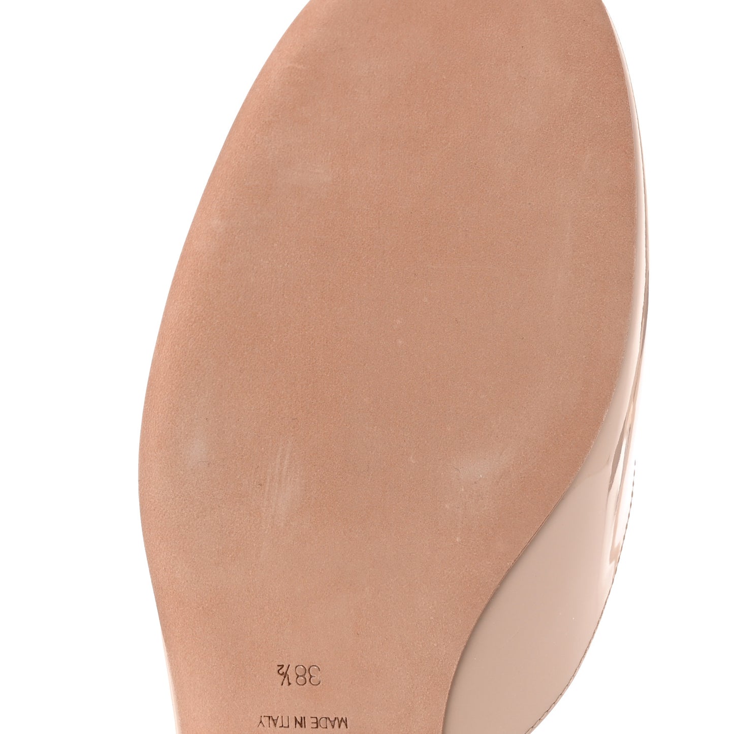 Patent Dior Day Slingback 35mm Pumps 38.5 Nude