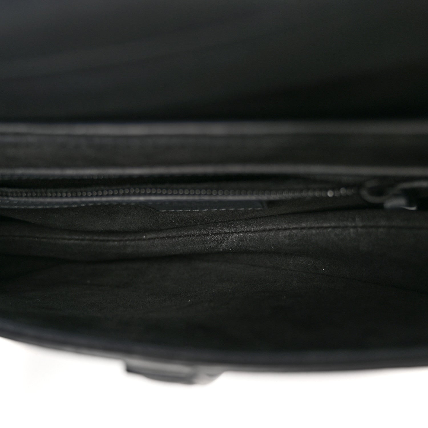 Christian Dior Ultra Matte Calfskin Saddle Bag Black 5 of 10