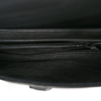 Christian Dior Ultra Matte Calfskin Saddle Bag Black 5 of 10