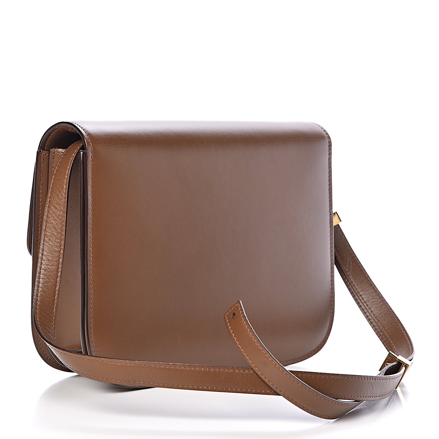 Celine Box Calfskin Medium Classic Box Flap Bag Camel 3 of 12