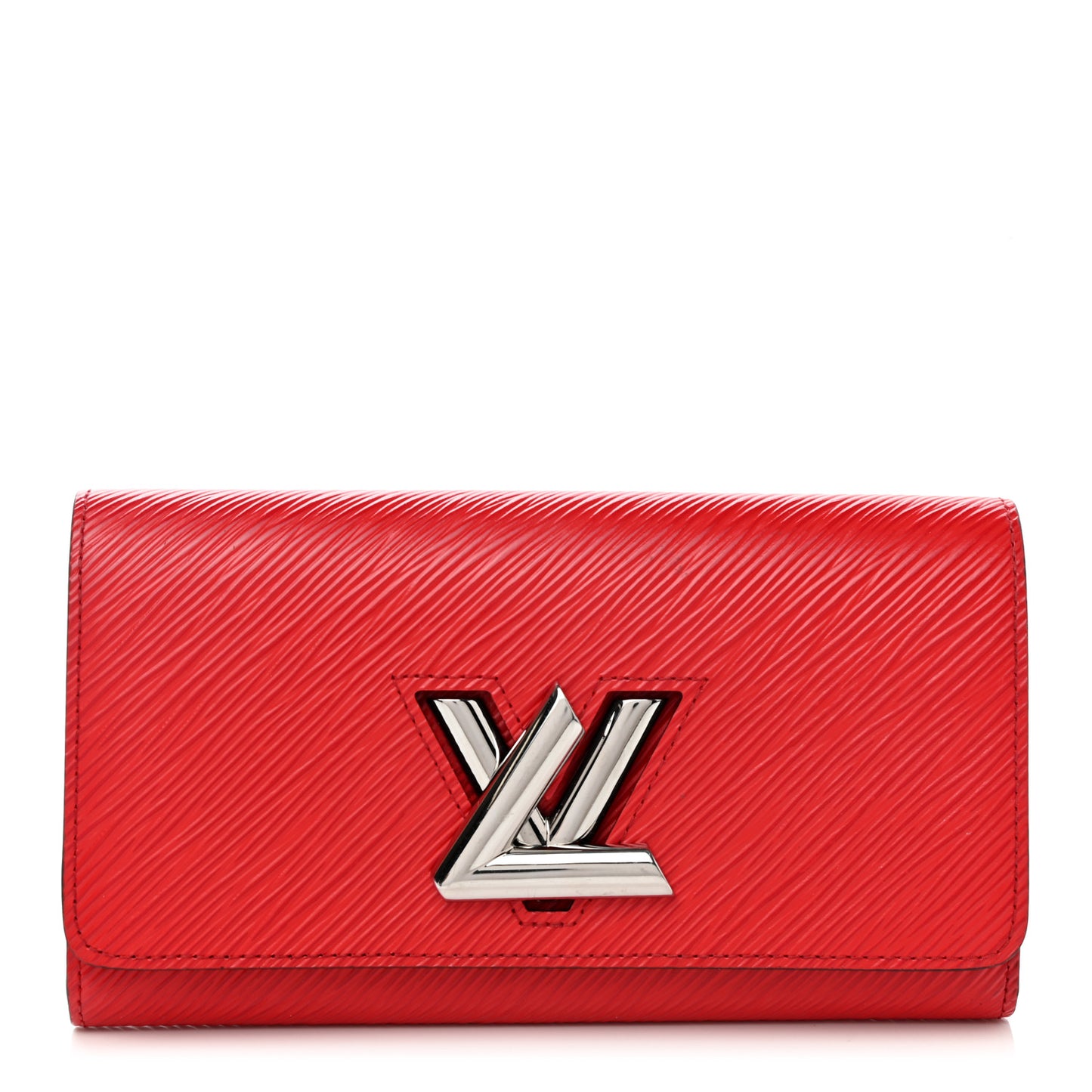 Epi Twist Wallet Coquelicot