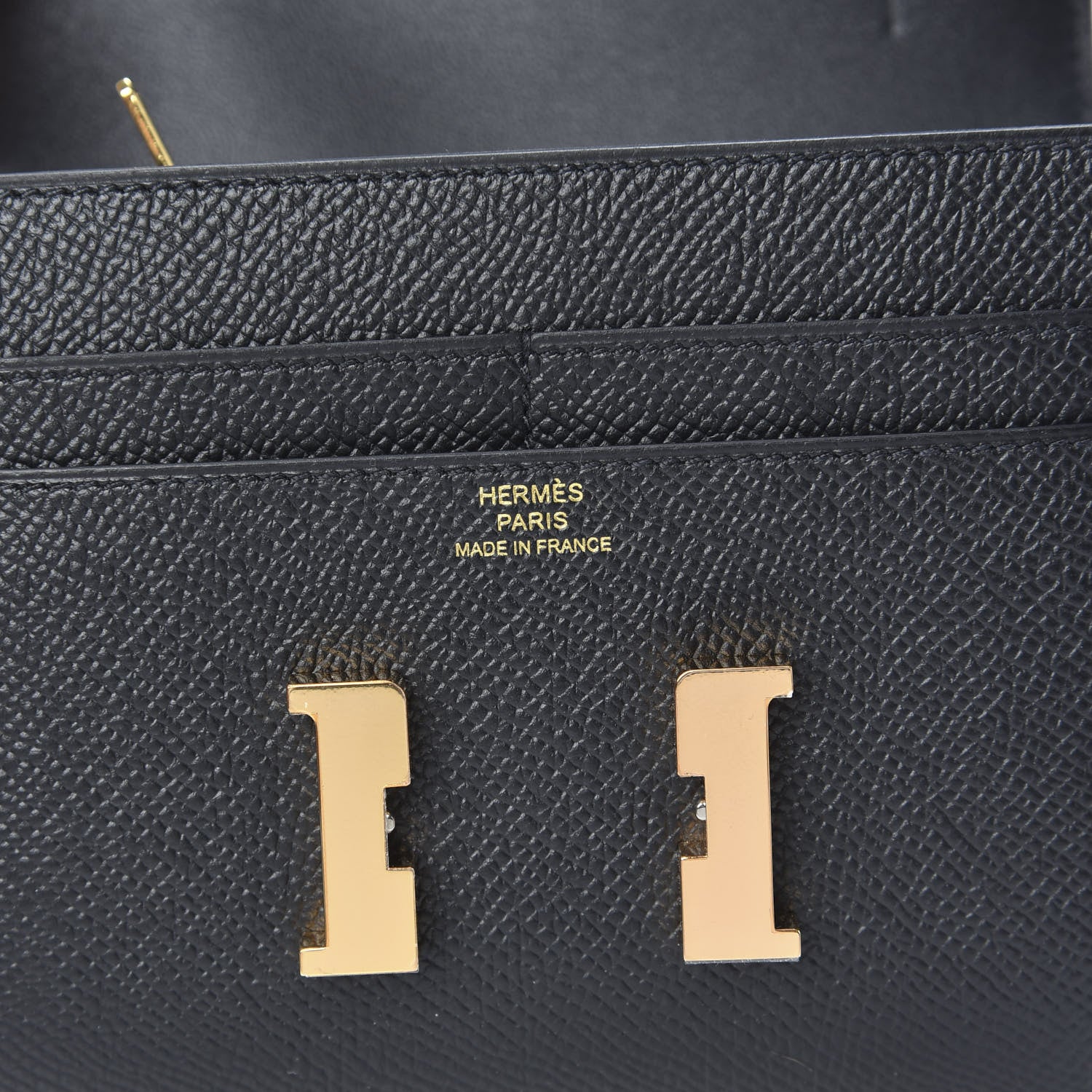 Hermes Epsom Constance Short Wallet Black 6 of 7