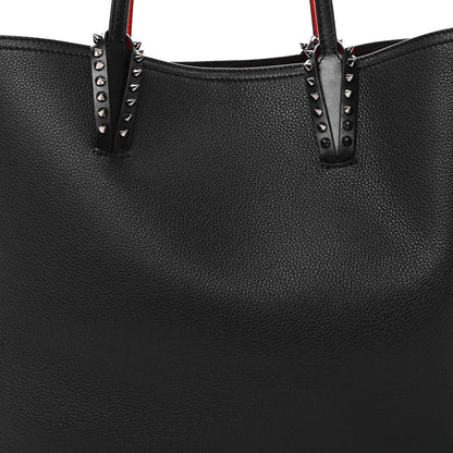 Christian Louboutin Calfskin Empire Spikes East West Cabata Tote Black 9 of 11