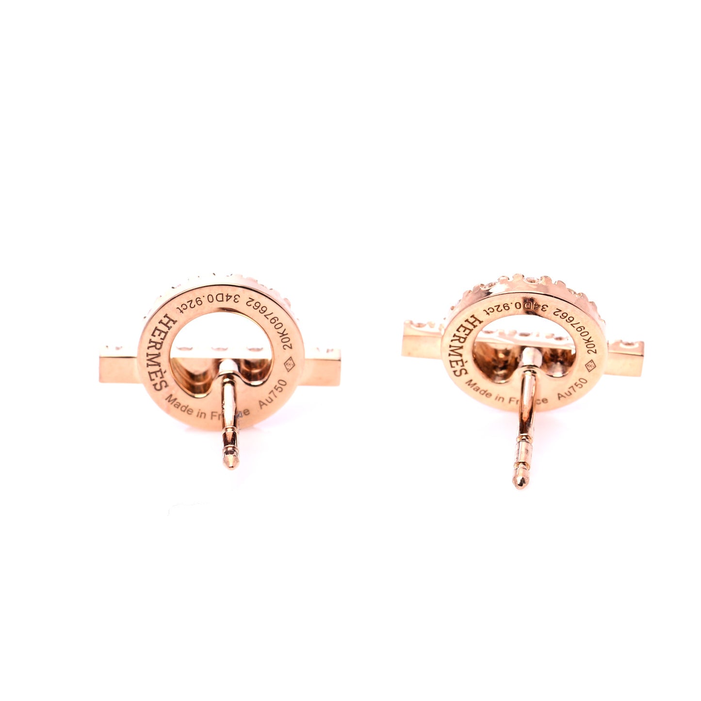 18K Rose Gold Diamond Finesse Earrings