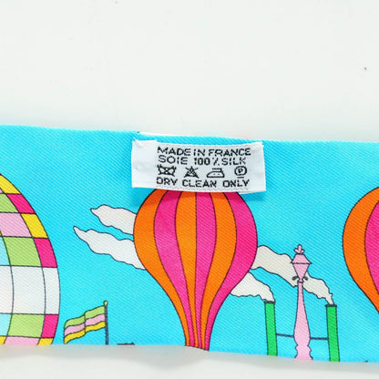 Hermes Silk Les Folies Du Ciel Twilly 6 of 6