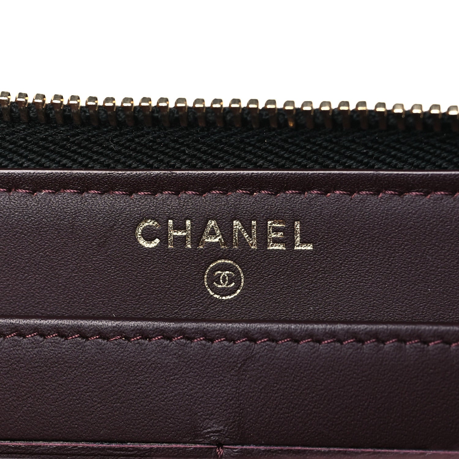 Chanel Caviar Quilted Large Gusset Zip Around Wallet Black 6 of 8