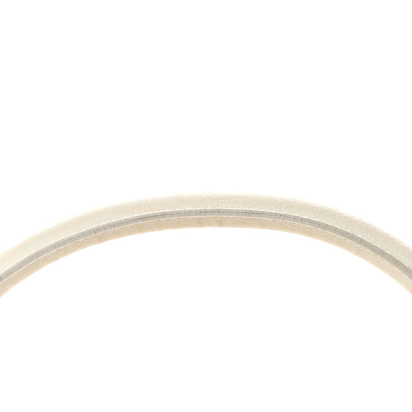 Caviar Quilted CC Timeless Bowler White