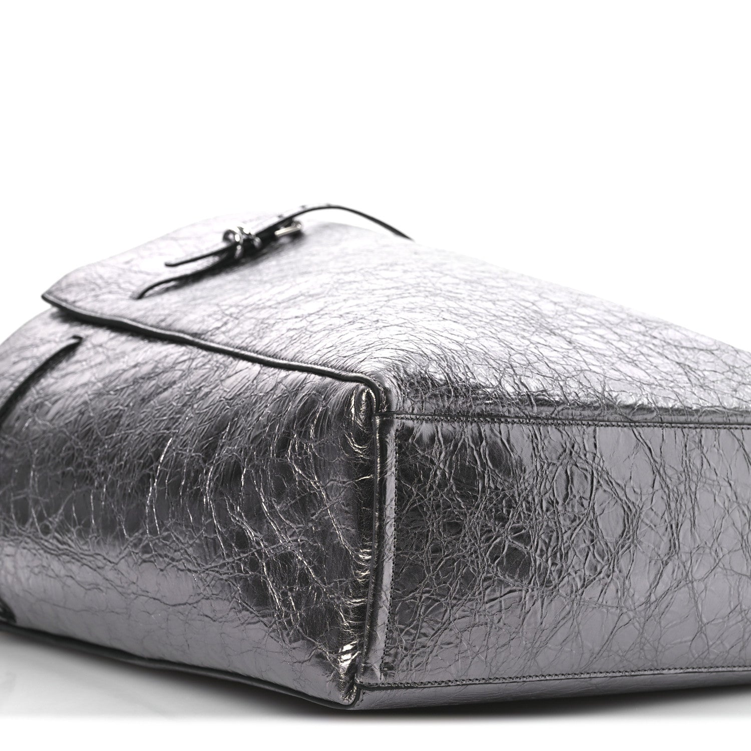 Givenchy Metallic Calfskin Voyou Tote Bag Silver 9 of 13
