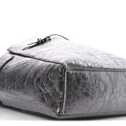 Givenchy Metallic Calfskin Voyou Tote Bag Silver 9 of 13