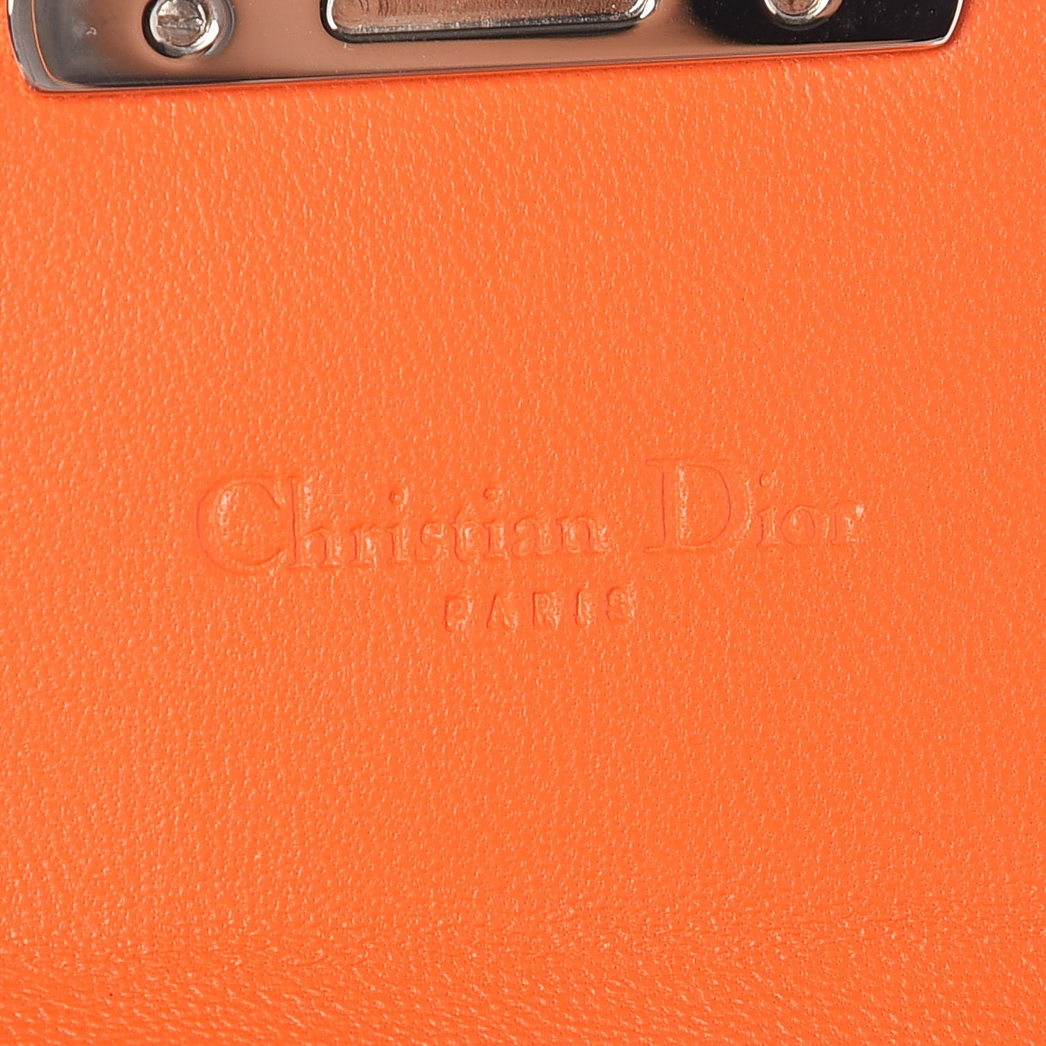 Christian Dior Calfskin Cannage Stitched Diorling Compact Wallet Sunshine 7 of 7