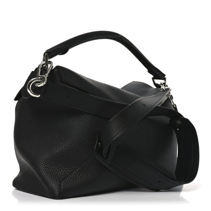Loewe Grained Calfskin Large Puzzle Edge Bag Black 3 of 9