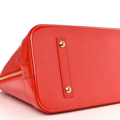 Louis Vuitton Vernis Alma GM Orange Sunset 8 of 15