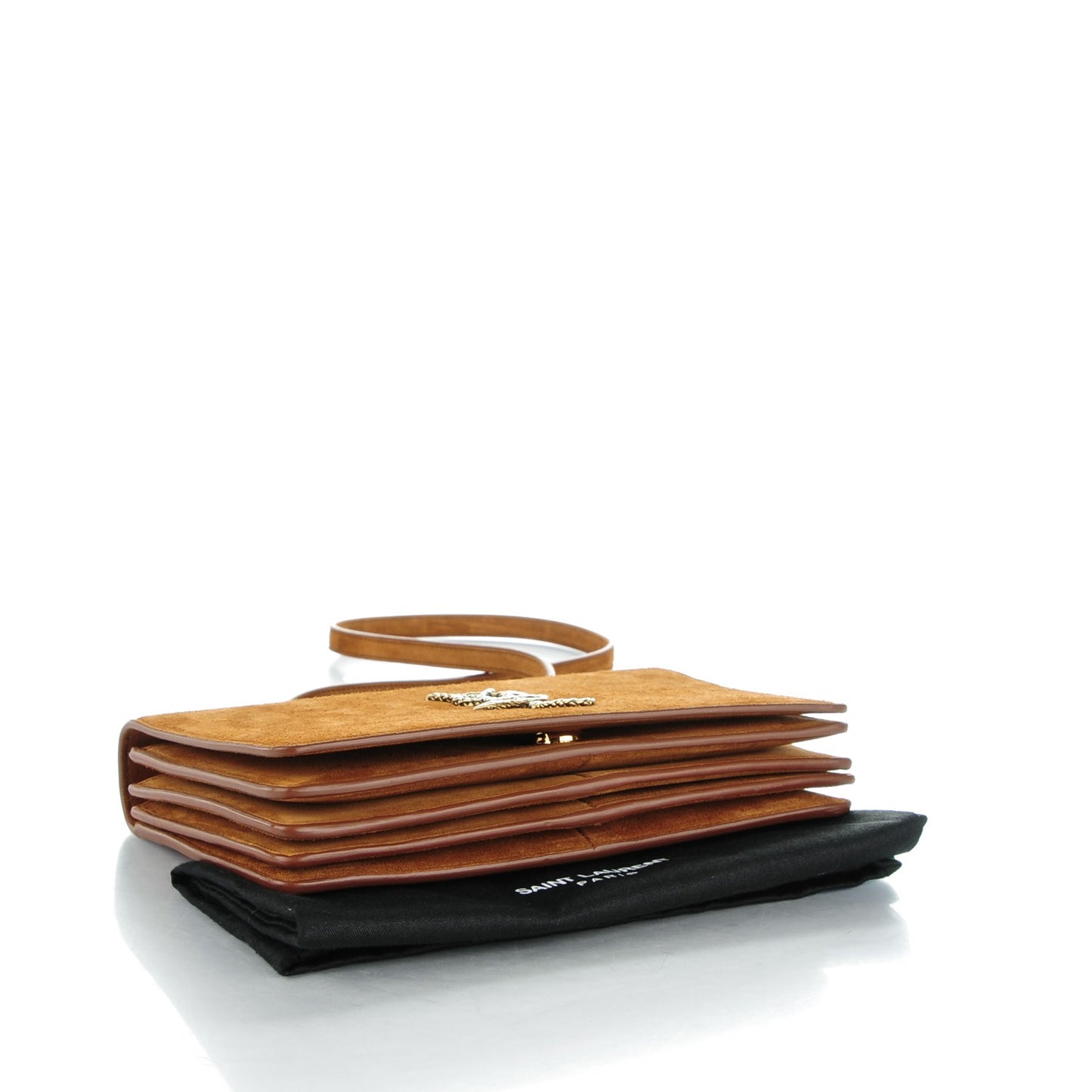 Suede Small Dylan Snake Monogram Satchel Light Ochre