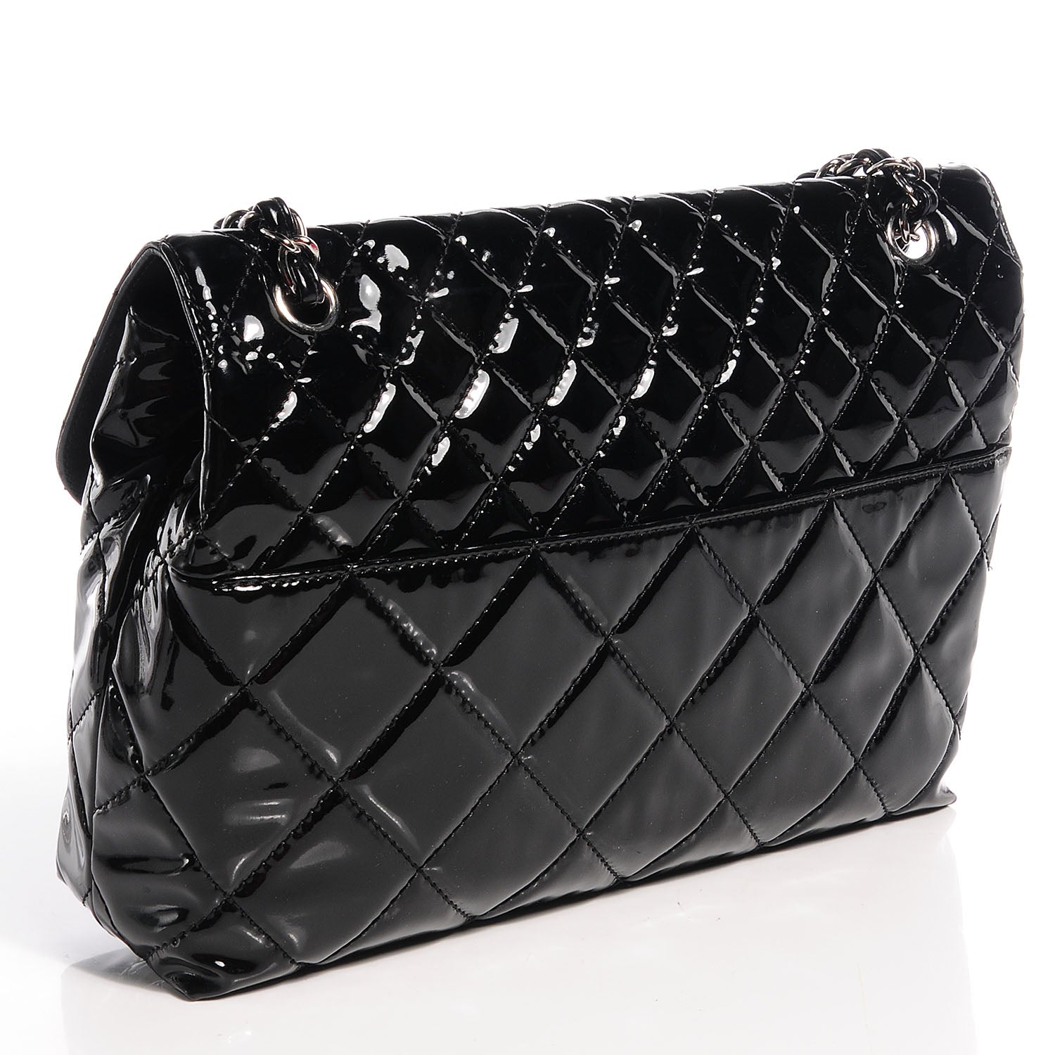 Chanel Vinyl Quilted In the Business Flap Bag Black 3 of 8