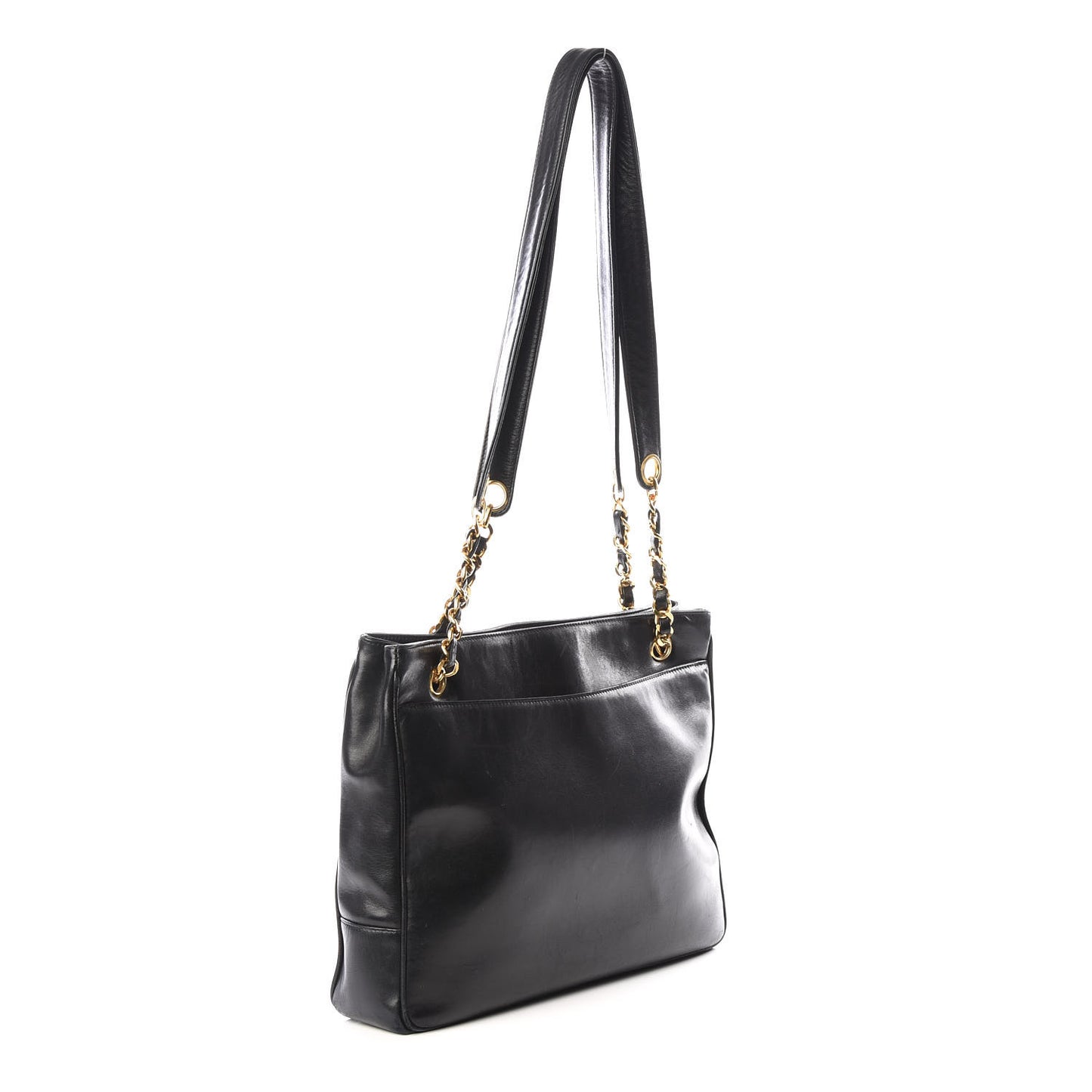 Lambskin CC Shoulder Bag Black