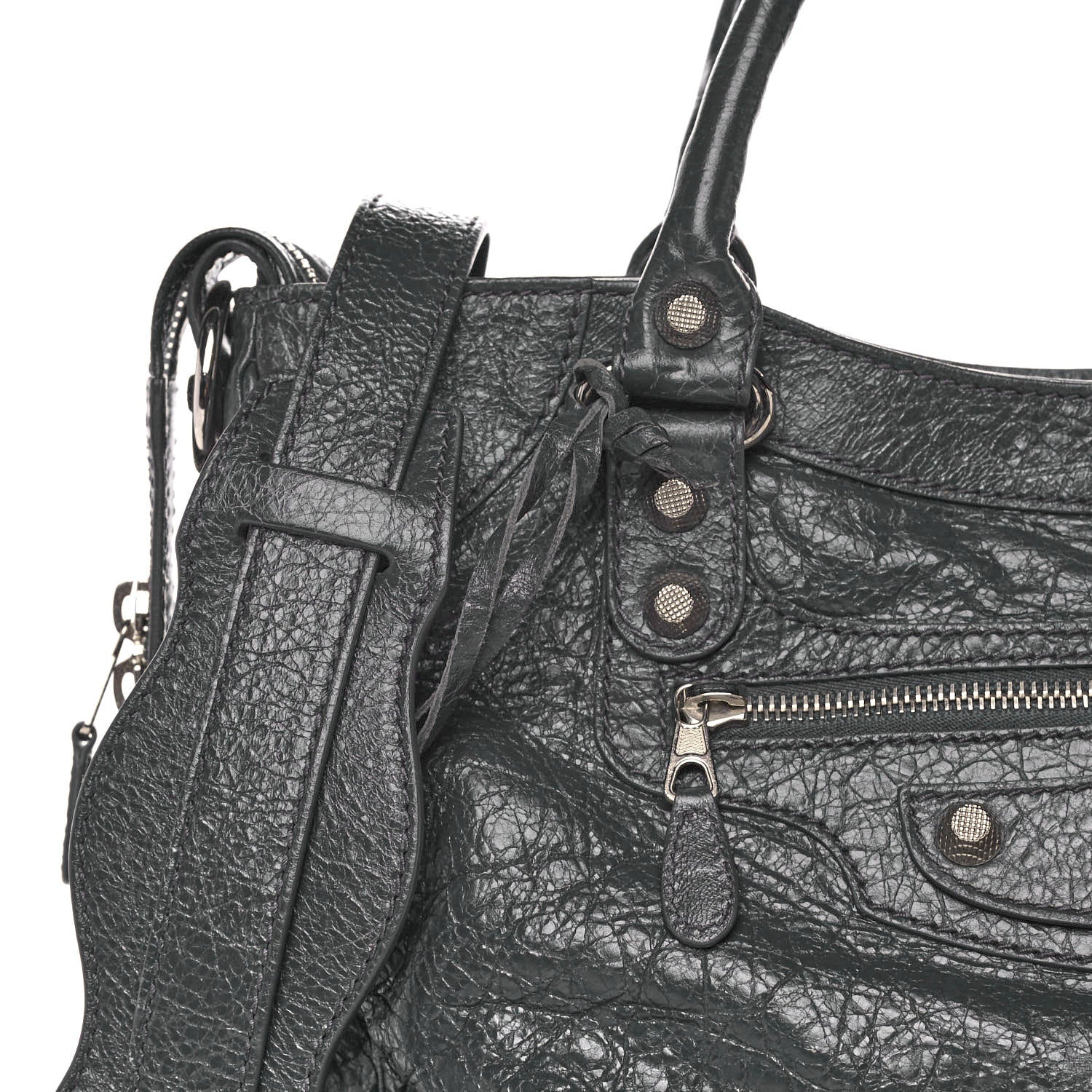Balenciaga Agneau Giant 12 Silver Hardware Velo Gris Fossile Anthracite 8 of 15