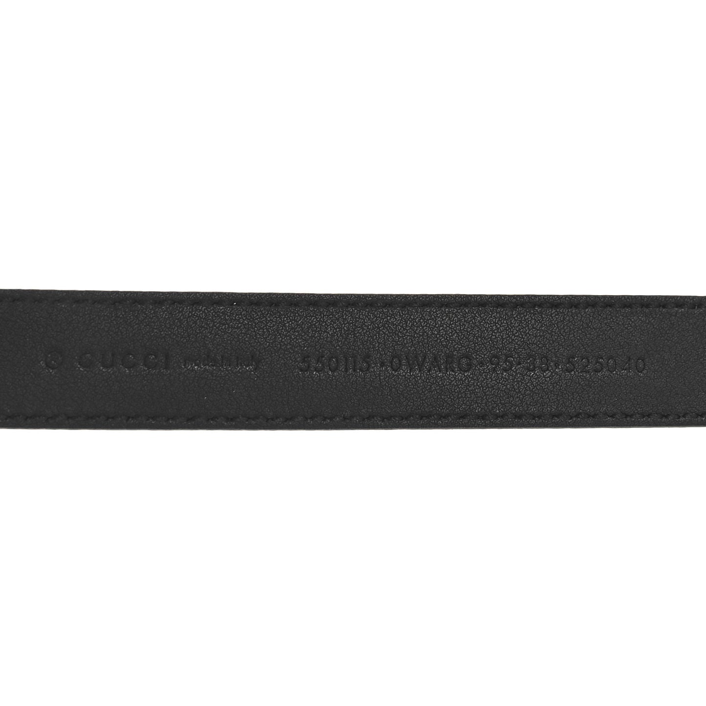 Calfskin 20mm Torchon Double G Sylvie Belt 95 38 Off White Blue Red