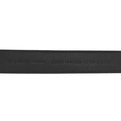 Gucci Calfskin 20mm Torchon Double G Sylvie Belt 95 38 Off White Blue Red 3 of 5